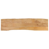 Vidaxl tafelblad met natuurlijke rand 160x40x3,8 cm massief mangohout