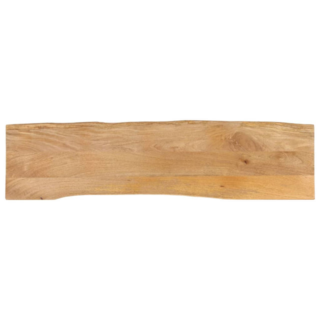 Vidaxl tafelblad met natuurlijke rand 160x40x3,8 cm massief mangohout