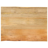 Vidaxl tafelblad met natuurlijke rand 90x60x3,8 cm massief mangohout