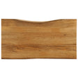 Vidaxl tafelblad met natuurlijke rand 120x60x2,5 cm massief mangohout