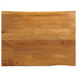 Vidaxl tafelblad met natuurlijke rand 100x80x2,5 cm massief mangohout