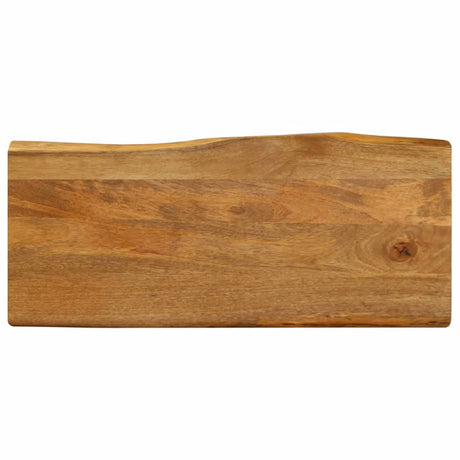 Vidaxl tafelblad met natuurlijke rand 80x40x3,8 cm massief mangohout