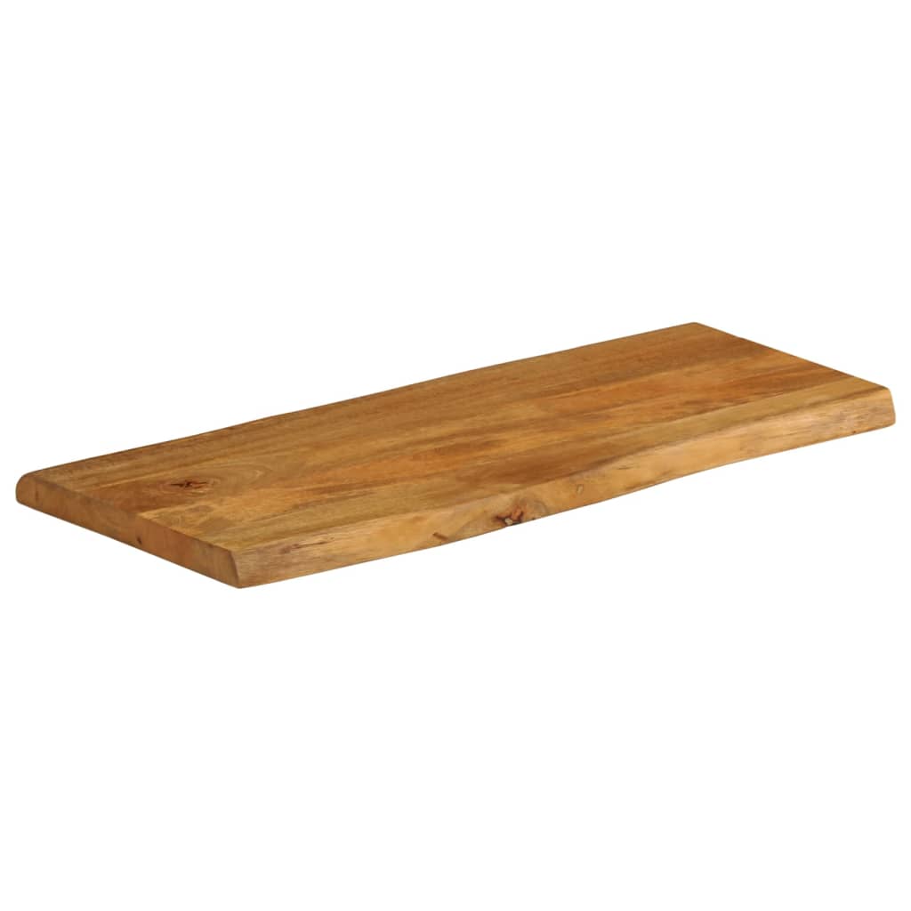 Vidaxl tafelblad met natuurlijke rand 80x40x3,8 cm massief mangohout