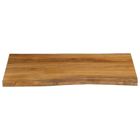 Vidaxl tafelblad met natuurlijke rand 80x60x3,8 cm massief mangohout