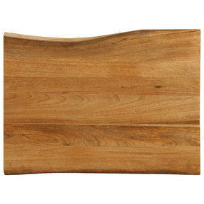Vidaxl tafelblad met natuurlijke rand 90x60x3,8 cm massief mangohout