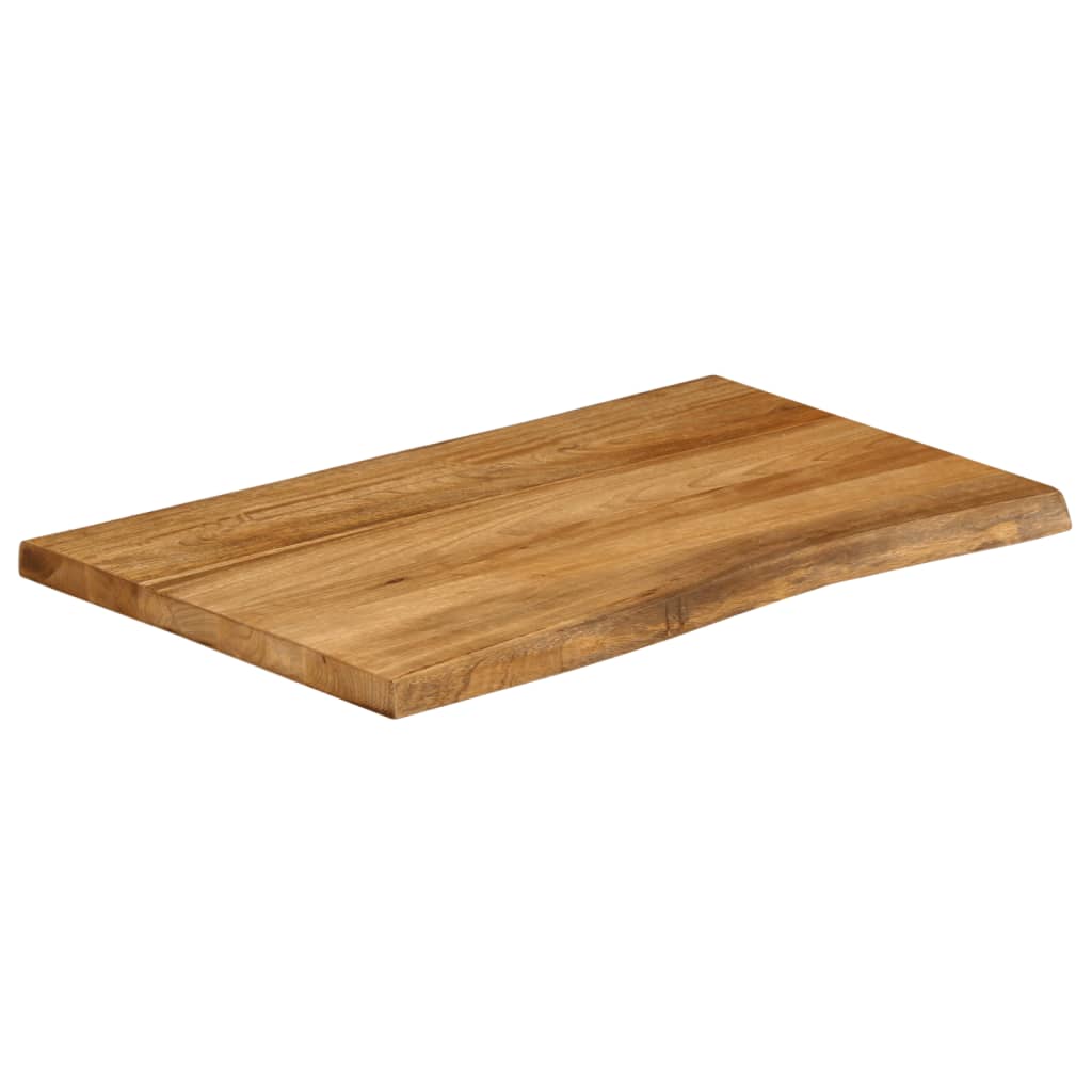 Vidaxl tafelblad met natuurlijke rand 90x60x3,8 cm massief mangohout