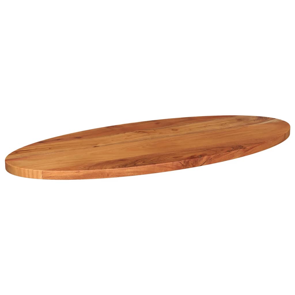 Vidaxl tafelblad ovaal 110x40x2,5 cm massief acaciahout