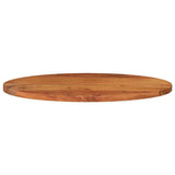 Vidaxl tafelblad ovaal 120x50x2,5 cm massief acaciahout