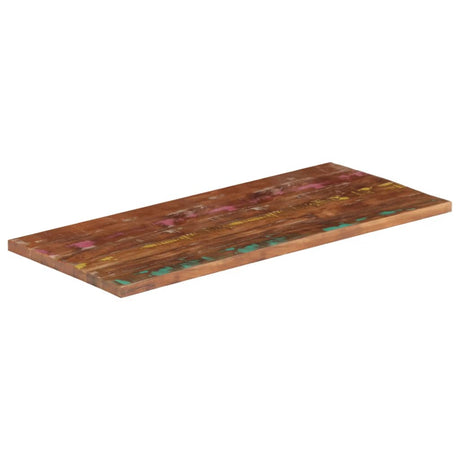 Vidaxl tafelblad rechthoekig 110x50x2,5 cm massief gerecycled hout