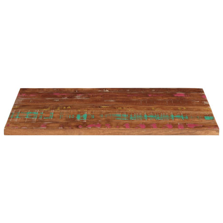 Vidaxl tafelblad rechthoekig 110x50x2,5 cm massief gerecycled hout