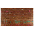 Vidaxl tafelblad rechthoekig 100x60x2,5 cm massief gerecycled hout