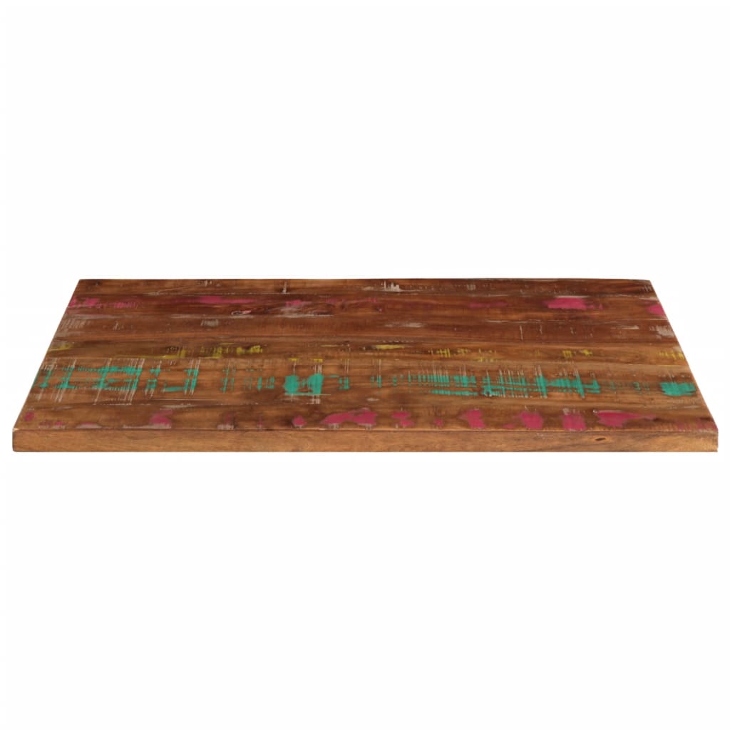 Vidaxl tafelblad rechthoekig 80x70x2,5 cm massief gerecycled hout