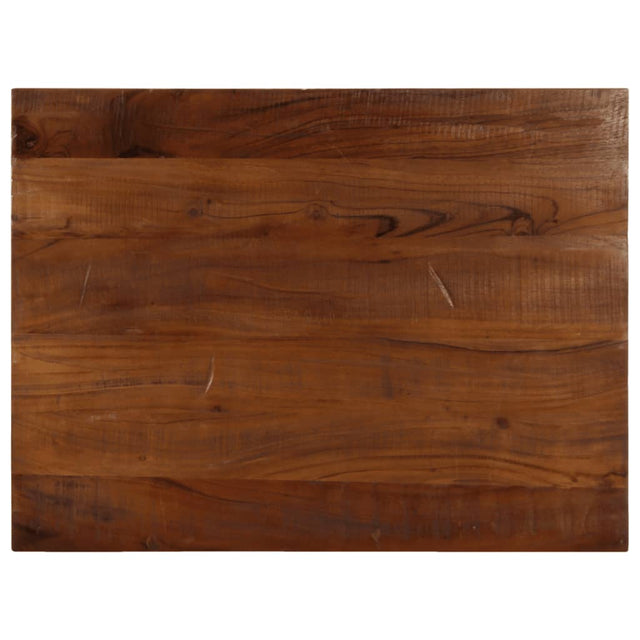 Vidaxl tafelblad rechthoekig 90x70x2,5 cm massief gerecycled hout