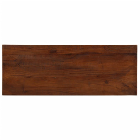 Vidaxl tafelblad rechthoekig 90x40x3,8 cm massief gerecycled hout