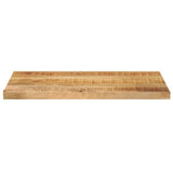 Vidaxl tafelblad rechthoekig 40x20x2,5 cm massief ruw mangohout