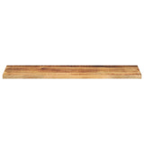 Vidaxl tafelblad rechthoekig 100x20x2,5 cm massief ruw mangohout