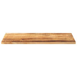 Vidaxl tafelblad rechthoekig 120x50x2,5 cm massief ruw mangohout