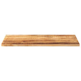 Vidaxl tafelblad rechthoekig 100x60x2,5 cm massief ruw mangohout