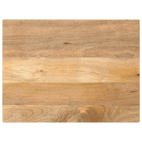 Vidaxl tafelblad rechthoekig 80x60x2,5 cm massief mangohout