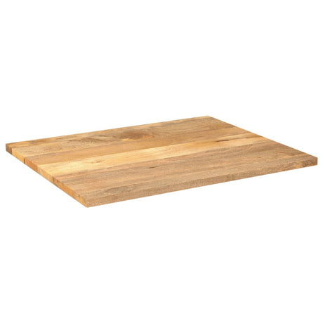 Vidaxl tafelblad rechthoekig 100x80x3,8 cm massief mangohout