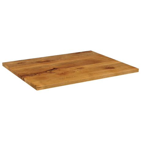Vidaxl tafelblad rechthoekig 100x80x2,5 cm massief mangohout