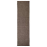 Vidaxl Sisalmat zum Kratzen nach 66x250 cm braun