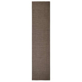 Vidaxl Sisalmat zum Kratzen nach 80x350 cm braun