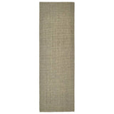 Vidaxl Sisalmat zum Kratzen nach 80x250 cm Taupe
