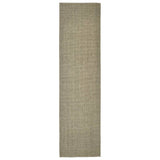 Vidaxl Sisalmat zum Kratzen nach 80 x 300 cm Taupe