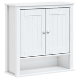 Vidaxl badkamerkast berg 69,5x27x71,5 cm massief grenenhout wit