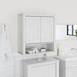 Vidaxl badkamerkast berg 69,5x27x71,5 cm massief grenenhout wit