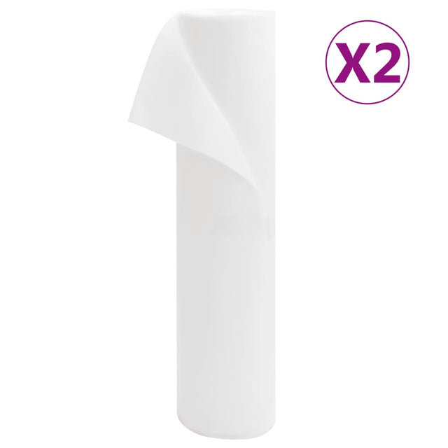 VidaXL Vliestuch für Pflanzen 2 Rollen 70 g m² 50x1,6 m
