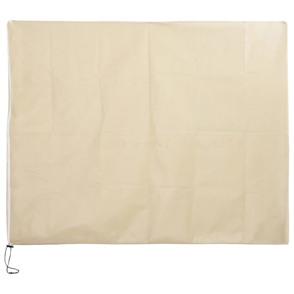 Vidaxxl Pflanzenabdeckungen mit Reißverschluss 2 Stk. 70 g m² 3,14 x 2,5 m