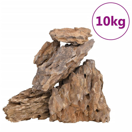 VidaXL Drachensteine ​​gemischte Farbe 10 kg 10-30 cm
