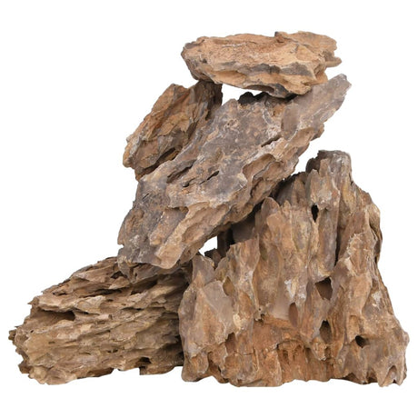VidaXL Drachensteine ​​gemischte Farbe 25 kg 10-30 cm