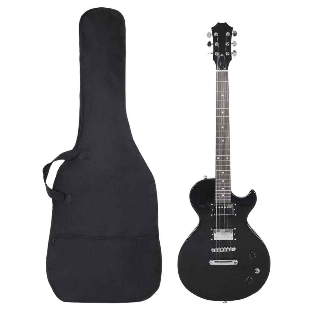 Vidaxl Gitarre für Einsteiger elektrisch mit Tasche 4 4 ​​39 schwarz