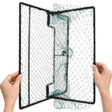 Vidaxl Vogelfalle 50 x 40 cm Stahlgrün