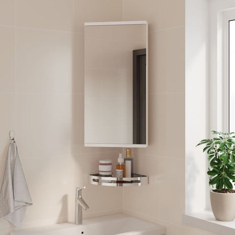 Vidaxl badkamerkast met spiegel 30x24x60 cm wit