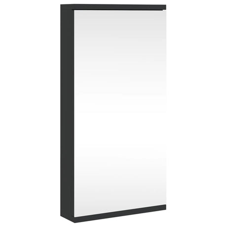 Vidaxl badkamerkast met spiegel 30x24x60 cm zwart