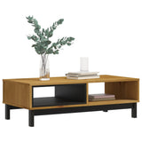 Vidaxl salontafel flam 100x50x32,5 cm massief grenenhout