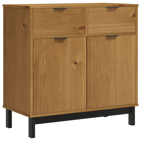 Vidaxl dressoir flam 80x40x80 cm massief grenenhout