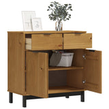 Vidaxl dressoir flam 80x40x80 cm massief grenenhout
