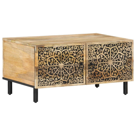 Vidaxl salontafel 80x50x40 cm massief mangohout
