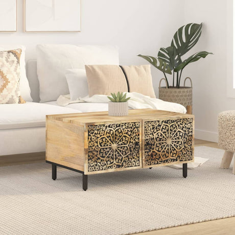 Vidaxl salontafel 80x50x40 cm massief mangohout