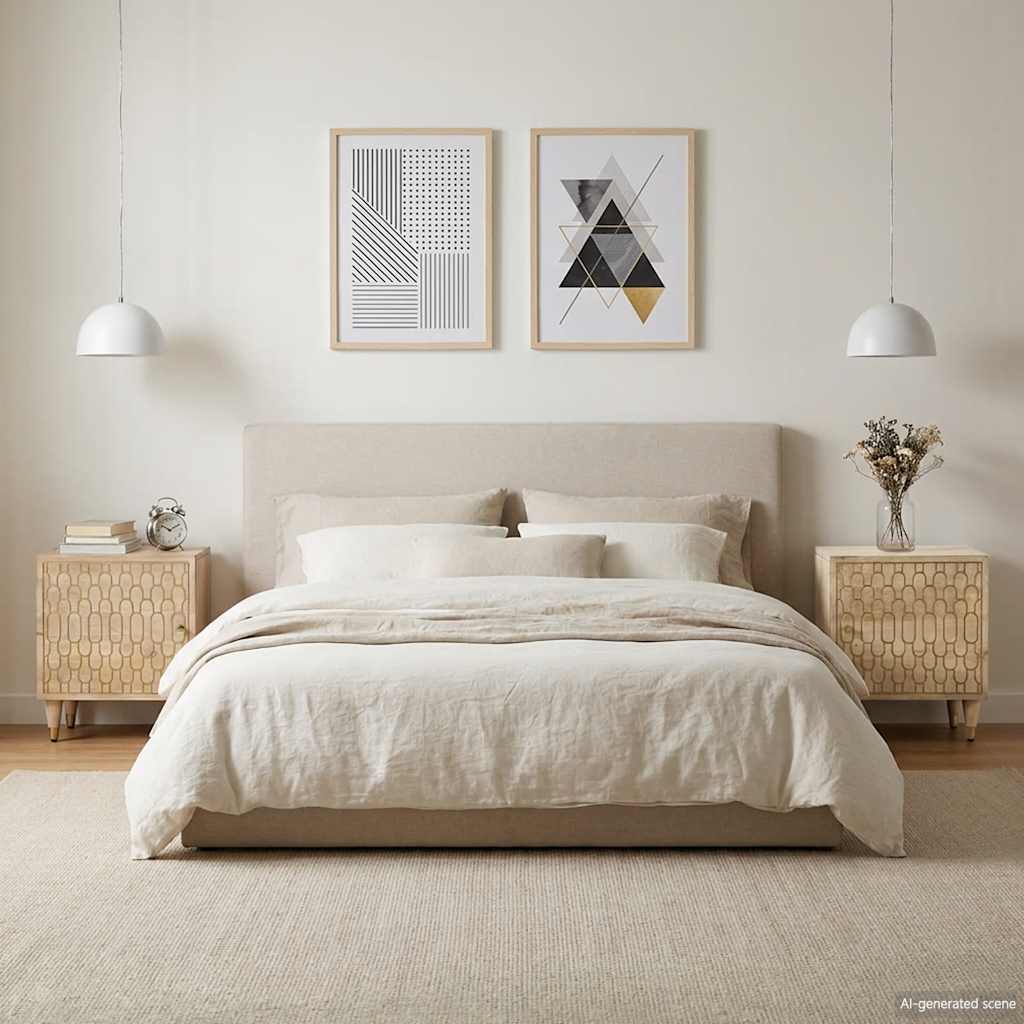 Vidaxl nachtkastjes 2 st 40x33x46 cm massief mangohout