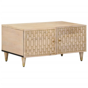 Vidaxl salontafel 80x50x40 cm massief mangohout