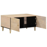 Vidaxl salontafel 80x50x40 cm massief mangohout