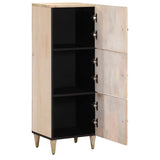Vidaxl hoge kast 40x33x110 cm massief mangohout