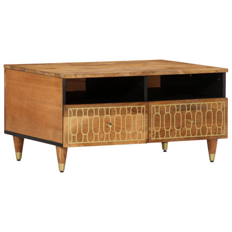 Vidaxl salontafel 80x54x40 cm massief mangohout