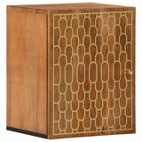 Vidaxl badkamerwandkast 38x33x48 cm massief mangohout
